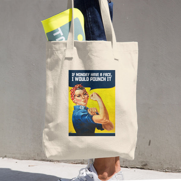 Monday Woman Tote Bag